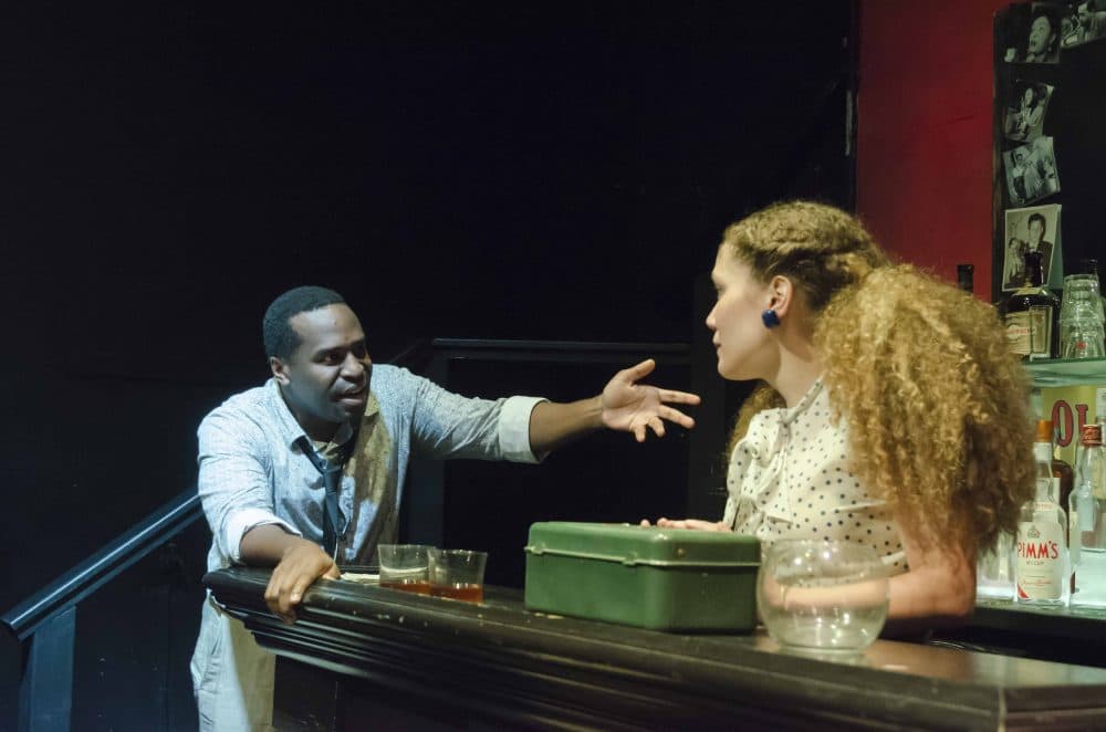 Omar Robinson and Evelyn Howe in Boston Playwrights' Theatre's "Lost Tempo." (Courtesy Kalman Zabarsky/BPT)