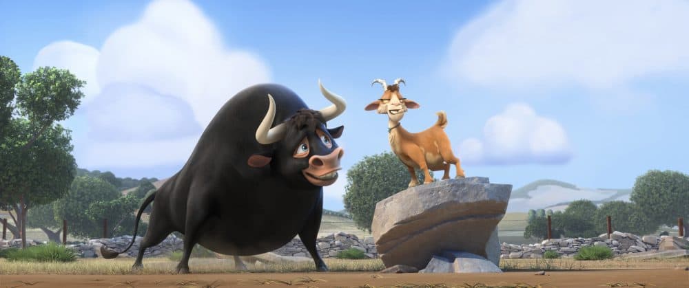 This image released by Twentieth Century Fox shows a scene from the animated film, "Ferdinand." (Twentieth Century Fox via AP)