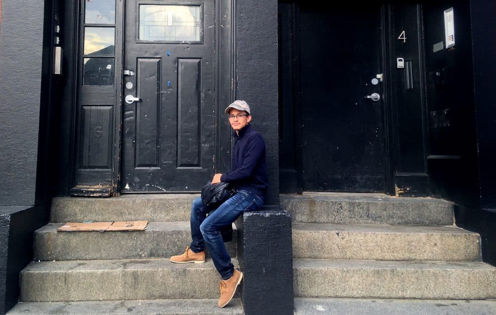 Andres Del Castillo is with the housing advocacy nonprofit City Life/Vida Urbana. (Amy Pollard for WBUR)