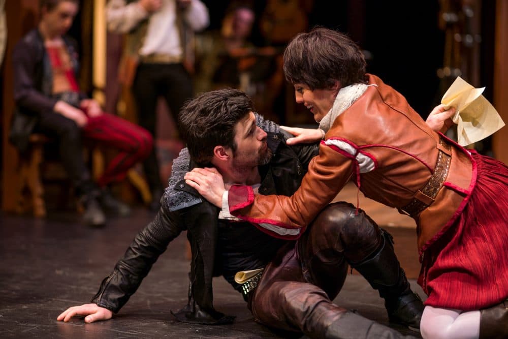 George Olesky and Jennifer Ellis in "Shakespeare in Love." (Courtesy Nile Hawver/Nile Scott Shots)