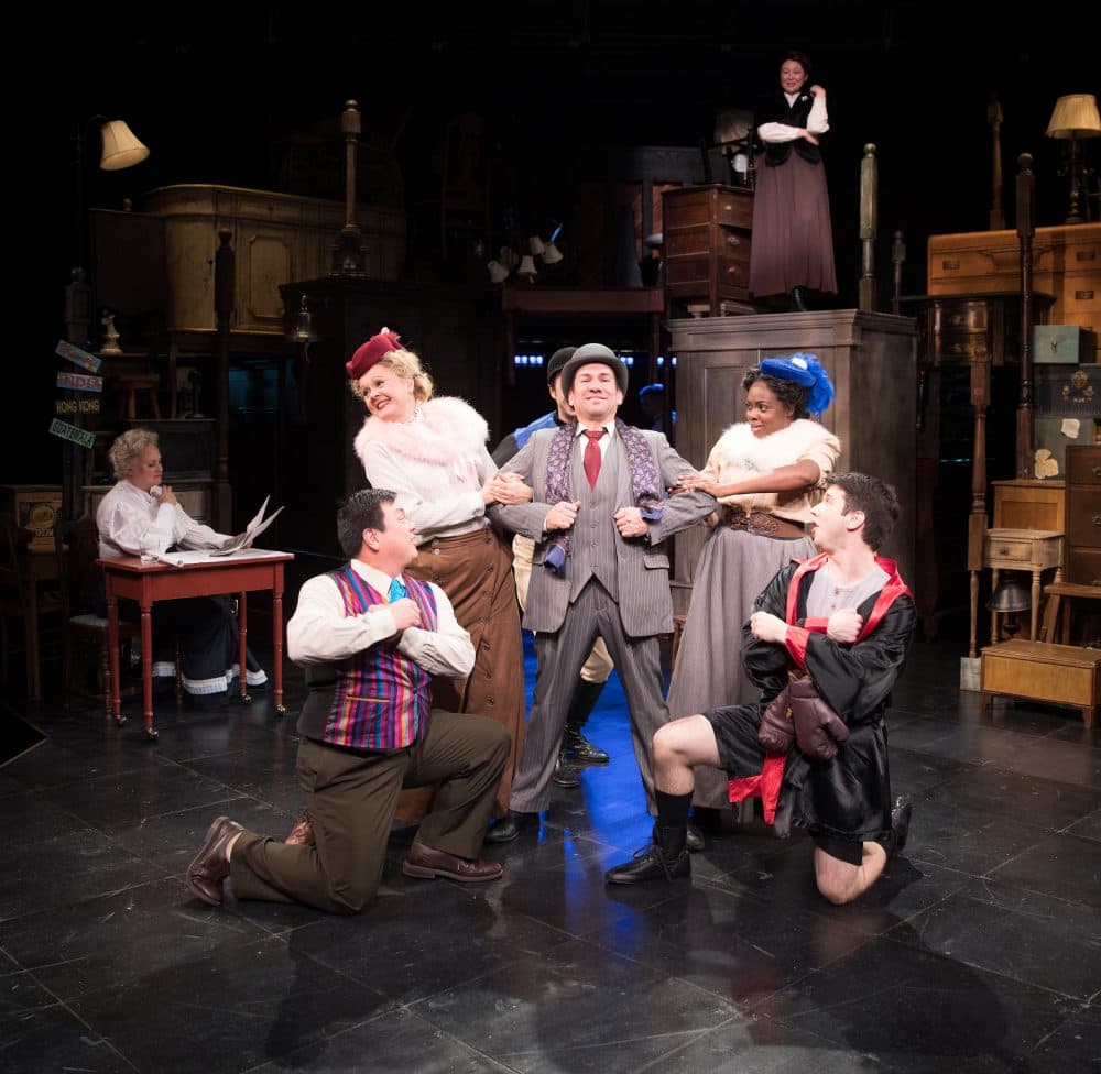 The cast of Lyric Stage Company's "Road Show." (Courtesy Maggie Hall)