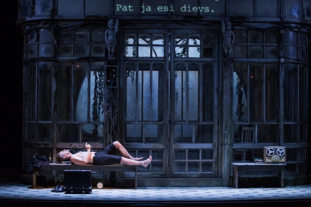 Mikhail Baryshnikov in "Brodsky/Baryshnikov." (Courtesy Janis Deinats)