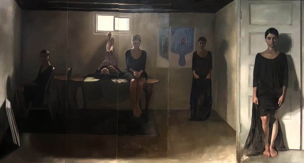 The Safarani sisters' "Interrogation of the Self," created in 2017. (Courtesy Oh Olive Creative)