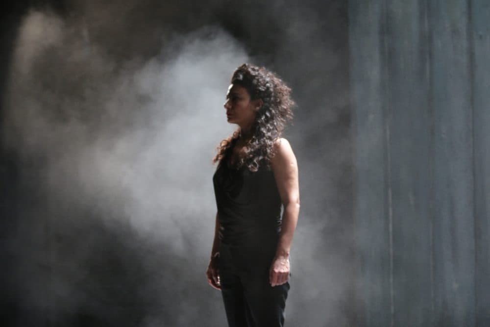 Hala Omran in "In The Eruptive Mode." (Courtesy Sara Al Kut)