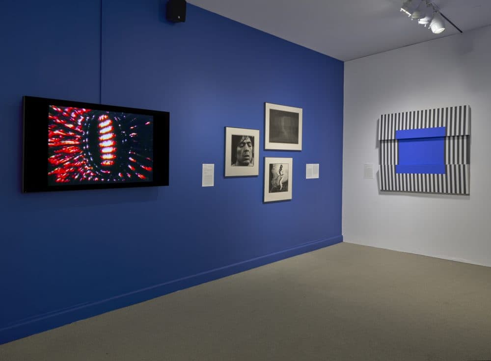 Installation view of "Cool Medium: Art, Television & Psychedelia," 1960-1980, at the deCordova Sculpture Park and Museum. (Courtesy Clements Photography and Design)