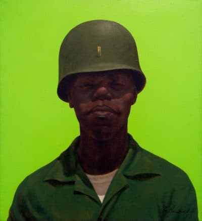 Barkley L. Hendricks' "FTA," 1968. (Courtesy Eduardo Rivera)