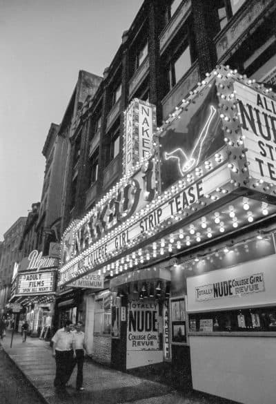 The Naked i in the formerly dubbed Combat Zone of Boston. (Courtesy)