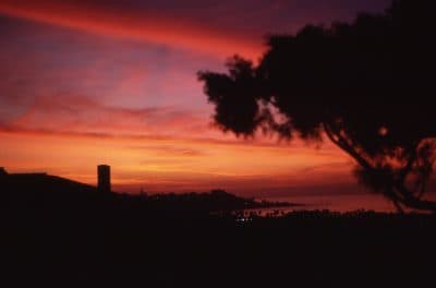 The view from Shannon's grandparents' house when she was growing up. (Courtesy of Shannon Leone Fowler)