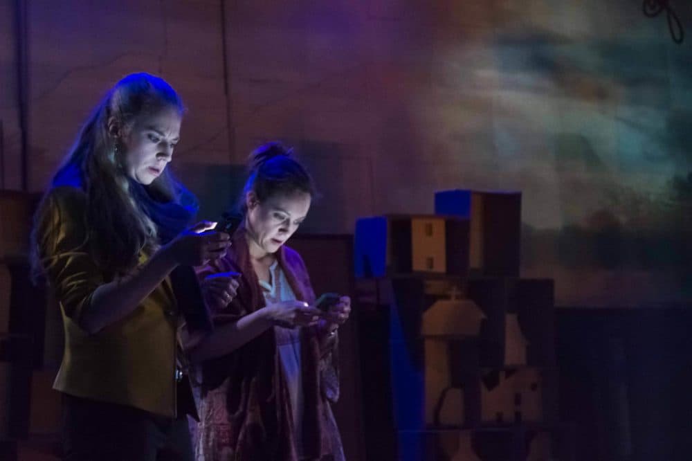 Samantha Richert and Stacy Fischer in "Ripe Frenzy." (Courtesy Kalman Zabarsky/New Rep)