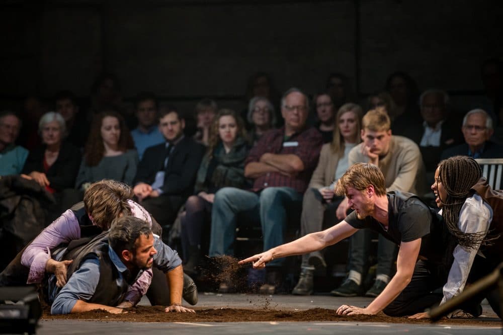 The ensemble of Bedlam's "Hamlet." (Courtesy Randall Garnick Photography/ArtsEmerson)