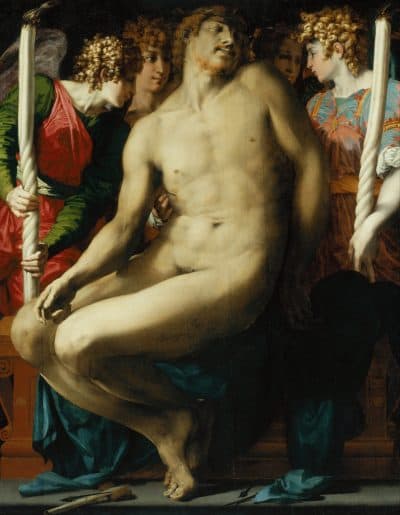Rosso Fiorentino's "The Dead Christ with Angels" (1524-1527). (Courtesy Museum of Fine Arts Boston)