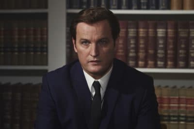 Jason Clarke stars as Ted Kennedy in director John Curran’s CHAPPAQUIDDICK, an Entertainment Studios release. (Claire Folger/Entertainment Studios)