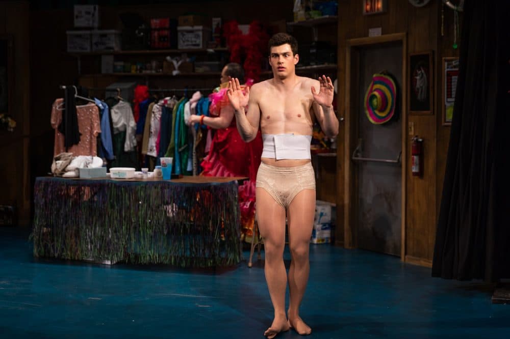 Jared Reinfeldt in Greater Boston Stage Company's "The Legend of Georgia McBride." (Courtesy Nile Scott Shots)