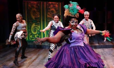 Yewande Odetoyinbo and the cast of "The Wiz." (Courtesy Mark S. Howard/Lyric Stage Company)