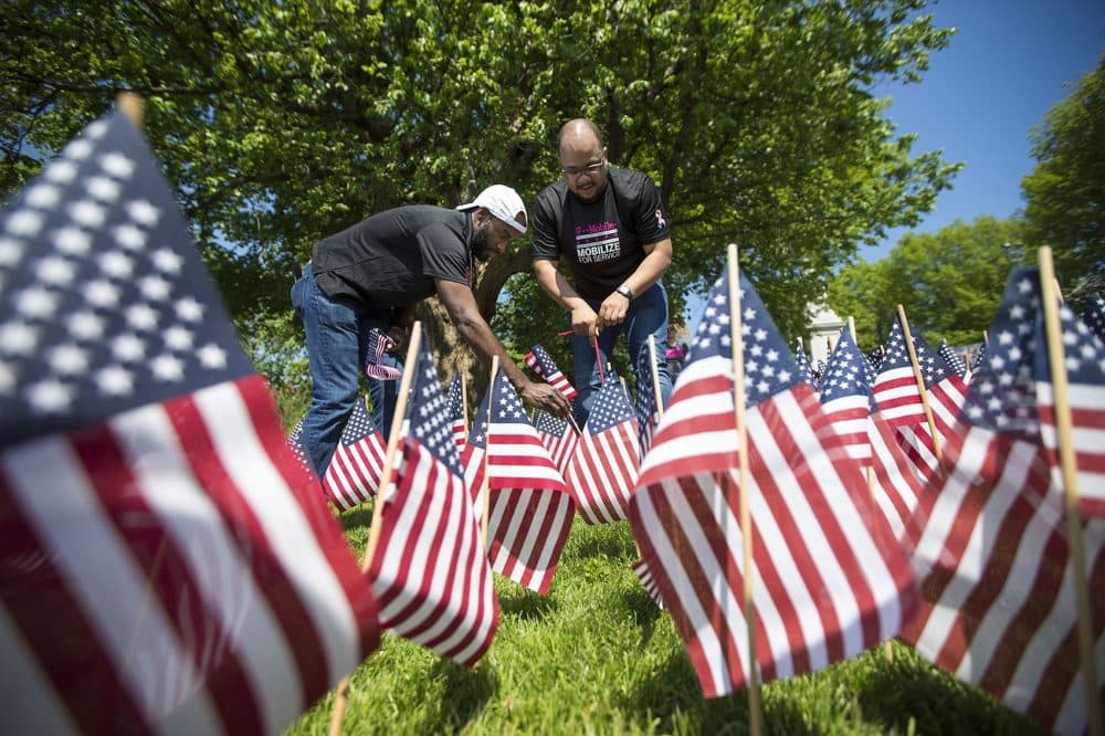 Memorial Day Flag Garden On Boston Common Remembers Fallen Mass