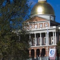 The Massachusetts State House. (Jesse Costa/WBUR)