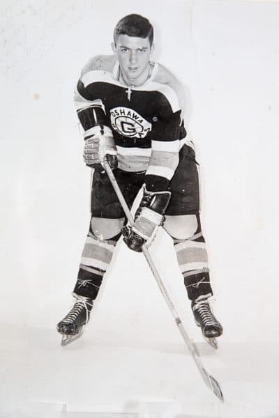 Hayes on the Oshawa Generals. (Courtesy of Chris Hayes)