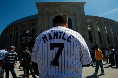 "From that day until the end of his days, he called me 'Mantle,' the Yankees' incredibly swift, strong home-run hitter." (Mario Tama/Getty Images)