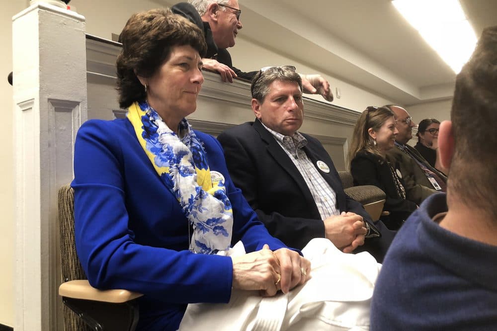Kathleen Smith was a teacher in Brockton when the city first took the MCAS. Now she's superintendent. (Max Larkin/WBUR)