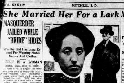 A headline in the Evening Republican, a newspaper in South Dakota, in 1928 about one of Ethel Kimball's arrests. (Courtesy The History Project)