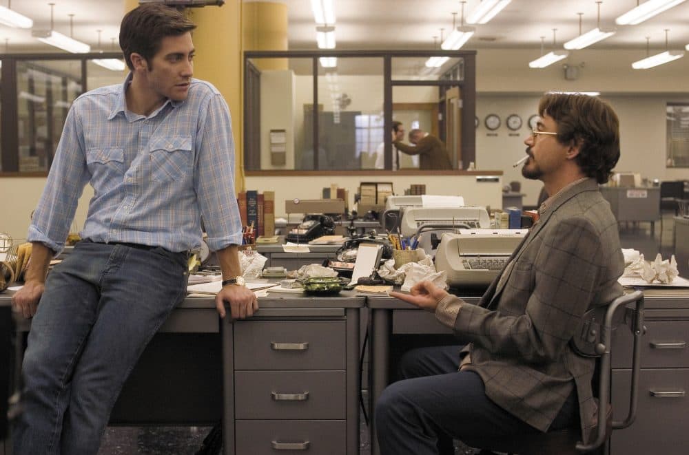 Jake Gyllenhaal and Robert Downey Jr. in "Zodiac." (Courtesy Paramount Pictures)