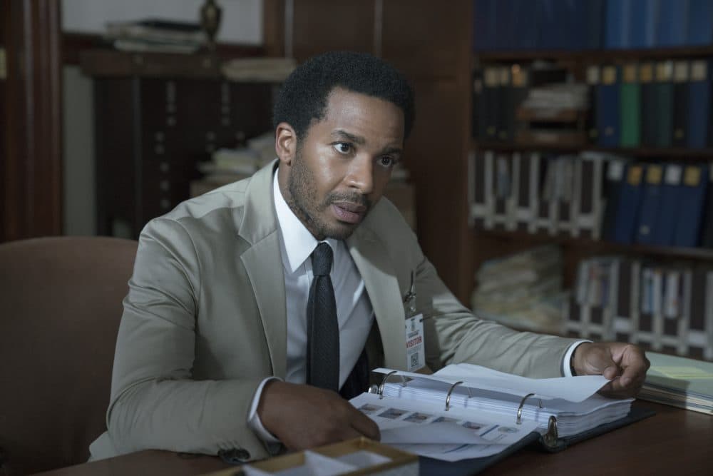 André Holland as the death-row attorney Henry Deaver in "Castle Rock." (Courtesy Patrick Harbron/Hulu)