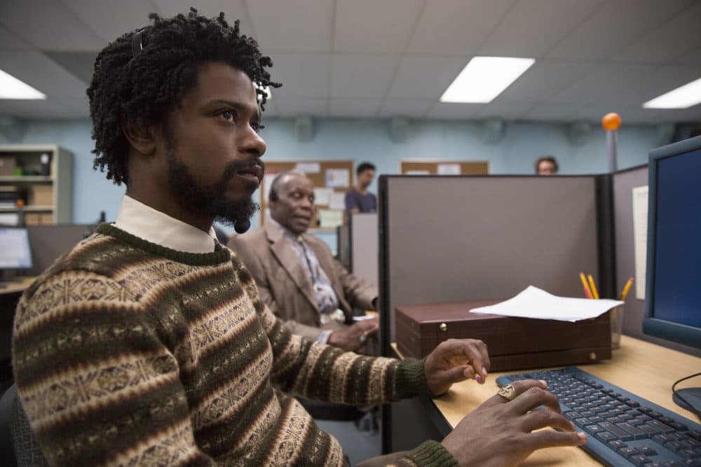 Lakeith Stanfield as Cash in "Sorry To Bother You." (Courtesy Peter Prato/Annapurna Pictures)