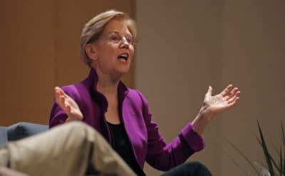 Sen. Elizabeth Warren speaks at Dillard University in New Orleans, Friday, Aug. 3, 2018. (Gerald Herbert/AP)