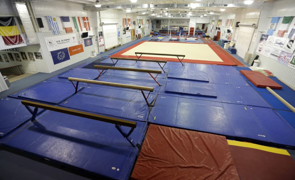 This Sept, 12, 2015 photo shows a training gym at the Karolyi Ranch near New Waverly, Texas. (David J. Phillip/AP)