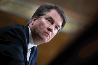 Supreme Court nominee Brett Kavanaugh testifies before the Senate Judiciary Committee on Capitol Hill. (Tom Williams/Pool Image via AP)