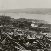 Some of the devastation in Halifax, Nova Scotia after the December 6, 1917 explosion. (Courtesy HarperCollins/Nova Scotia Archives)