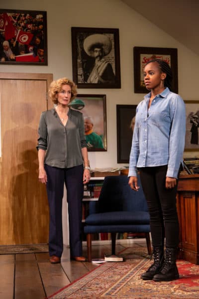 Lisa Banes and Jordan Boatman in "The Niceties" at the Huntington Theatre Company. (Courtesy T. Charles Erickson)