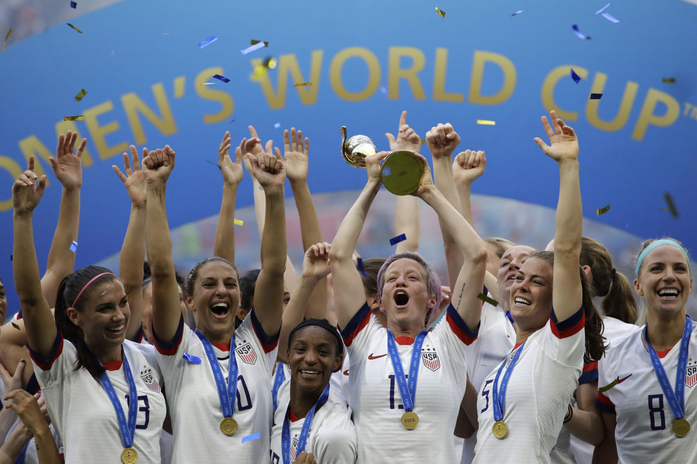 Image result for usa women's soccer team 2019 victory