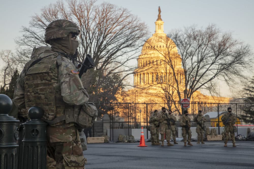 Mass. National Guard Troops Feel 'Tremendous Pride' In Providing Security  For Inauguration | WBUR News