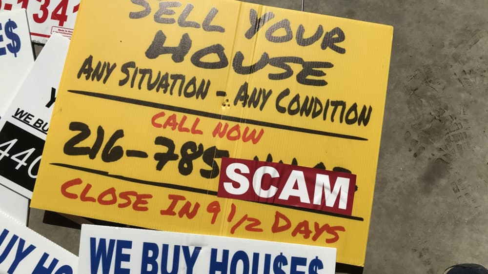 Opinion: 'We buy houses' scams targeted by proposed Philly law - WHYY