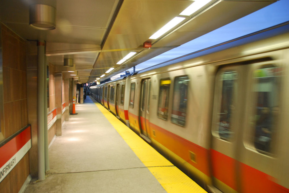 The Red Line at the Charles/MGH stop. (Eric Kilby/Flickr)