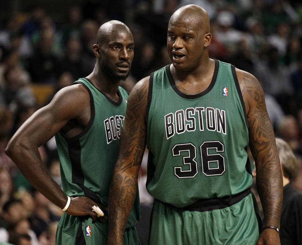 Garnett, Shaq Dominate Celtics' Win Over Raptors.