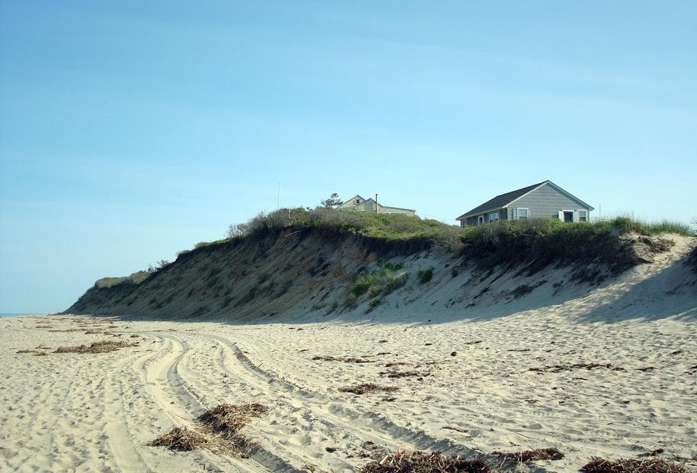 Nauset Light Beach in Eastham. (Adam Ragusea/WBUR)