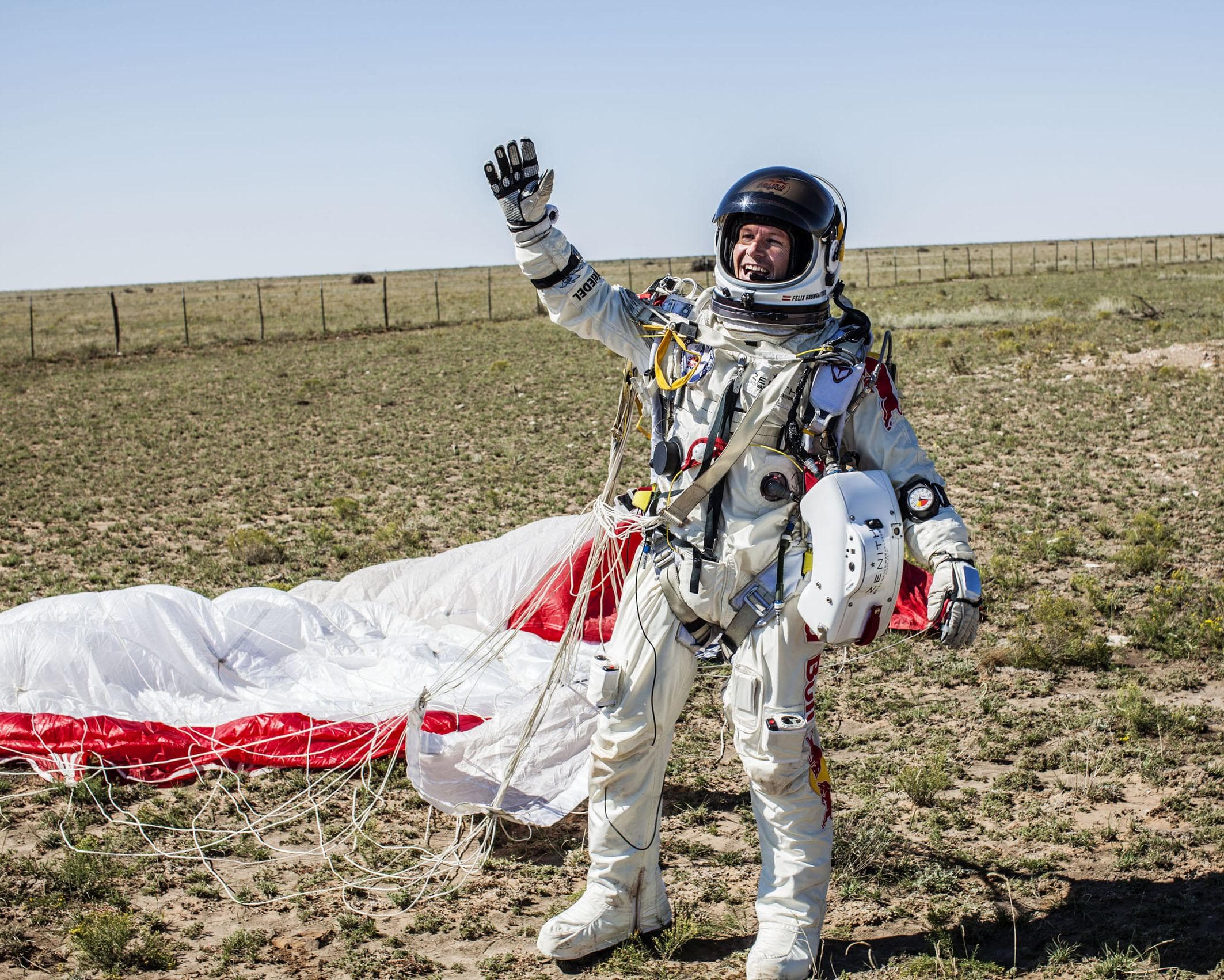 Felix Baumgartner S Epic Space Jump Made Possible By Worcester Company Wbur News