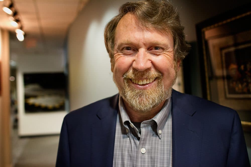 Daniel James Brown is author of "The Boys in the Boat: Nine Americans and their Epic Quest for Gold at the 1936 Olympics." (Jesse Costa/WBUR)