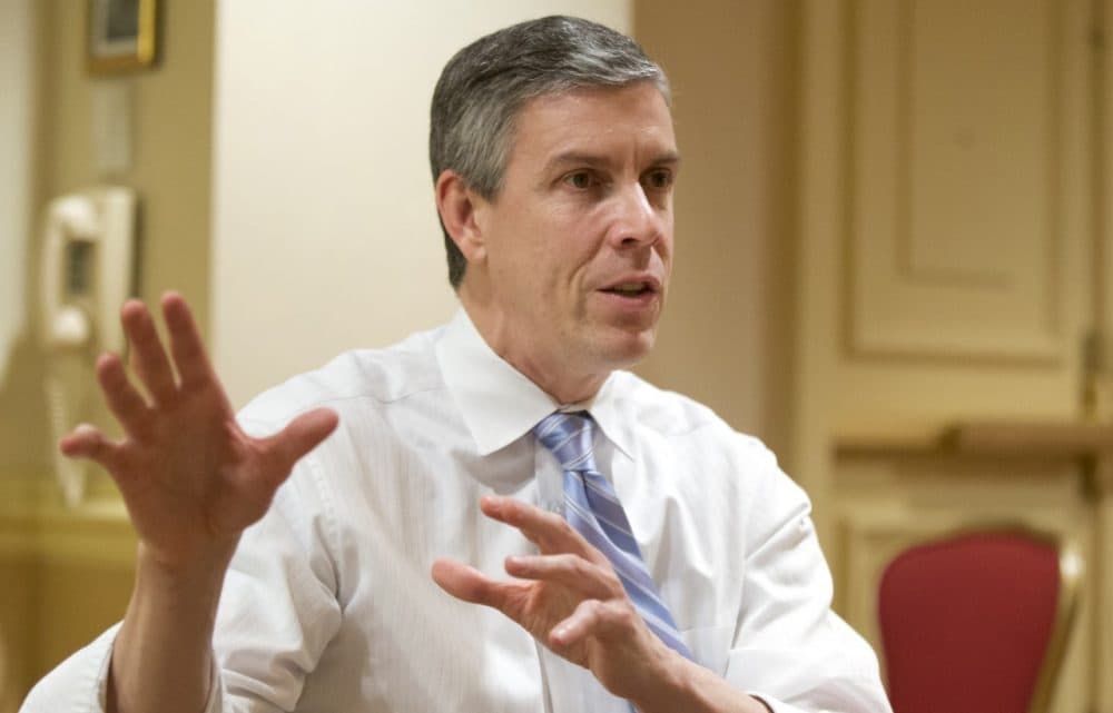 Education Secretary Arne Duncan is pictured in Washington, Jan. 17, 2013. (Manuel Balce Ceneta/AP)
