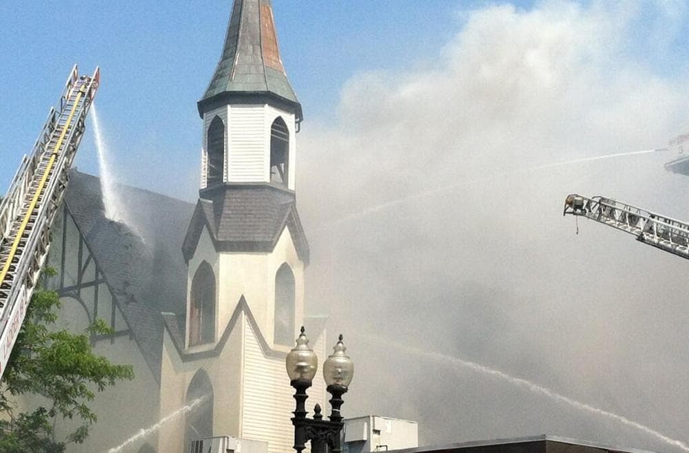 5Alarm Fire Destroys Historic Southie Church WBUR News