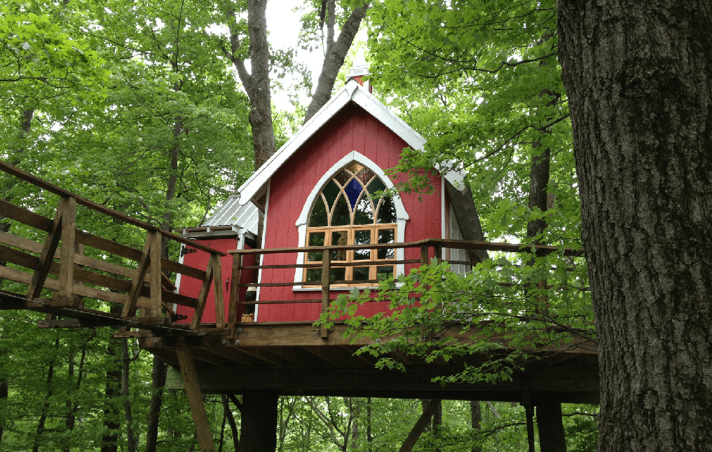 An Adult Spin On A Childhood Favorite: The Tree House | Here &amp; Now