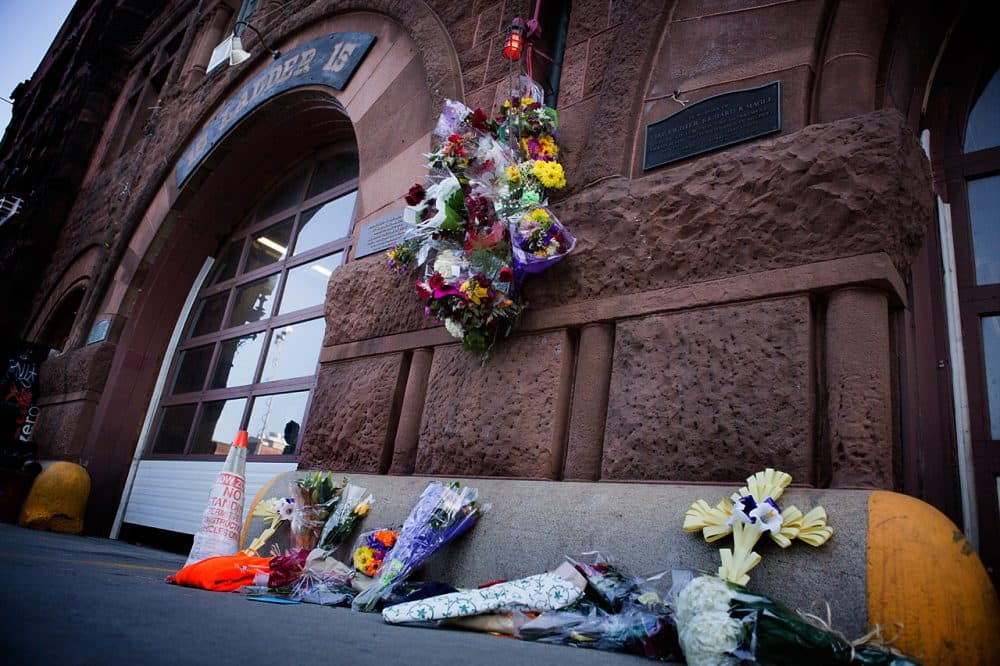 Firehouse Memorial Grows After Back Bay Blaze | Radio Boston