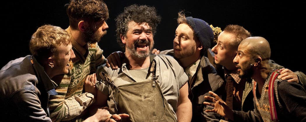 Miltos Yerolemou is the center of attention in "A Midsummer Night's Dream" at the Cutler Majestic Theatre through March 15. (Simon Annand)