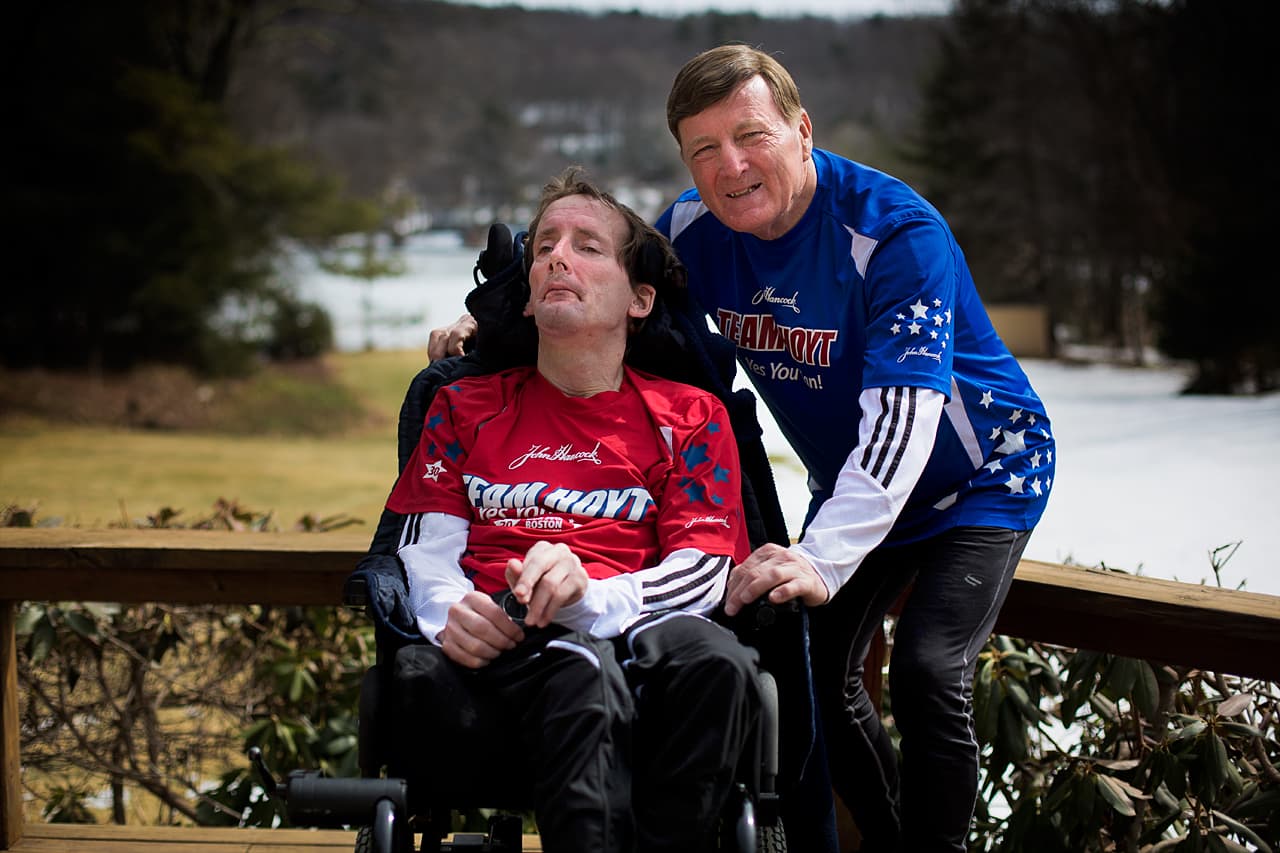 One Last Boston Marathon For Legendary Father Son Team Wbur News