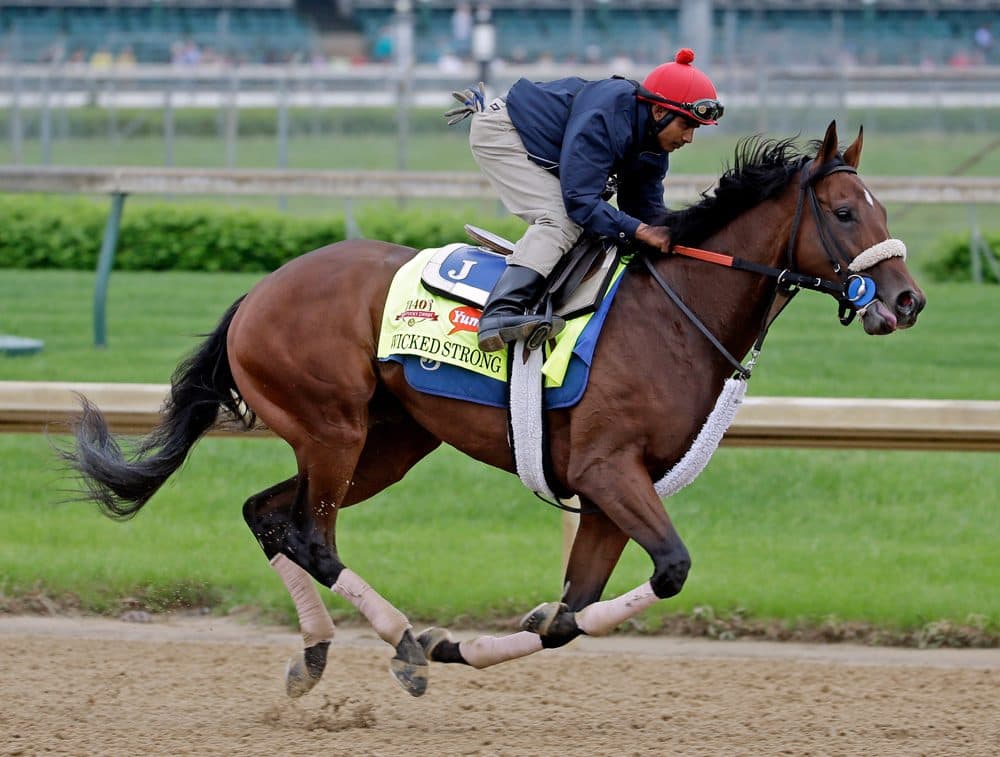 Wicked Strong, named after the victims of last year's marathon bombing, is the second favorite to win Saturday's Kentucky Derby. (Morry Gash/AP)