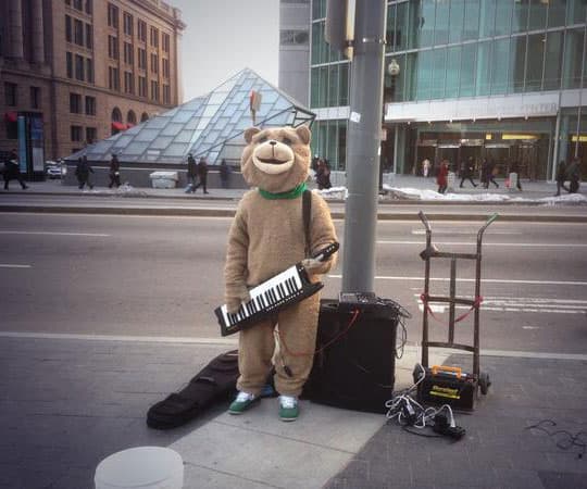 After Keytar Bear Is Attacked, A Benefit Show For The Beloved Street Musician | The ARTery