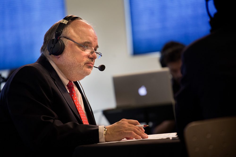 Morning Edition host Bob Oakes (Jesse Costa/WBUR)