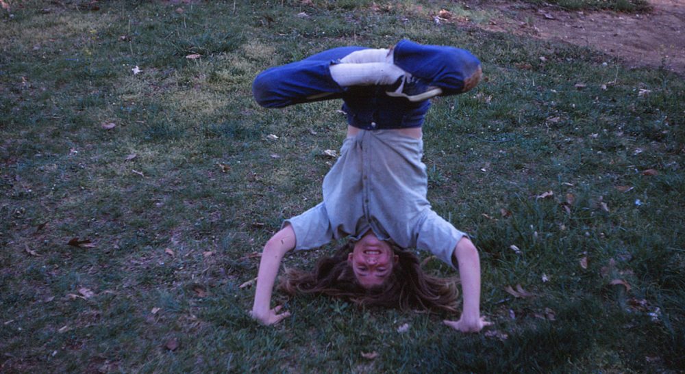Even a kid who hates camp can take away a valuable life lesson.
Pictured: The author, age 11, at Camp Louise, where she figured out that friendships can start with headstands and cartwheels. (Sam Brody/Courtesy)